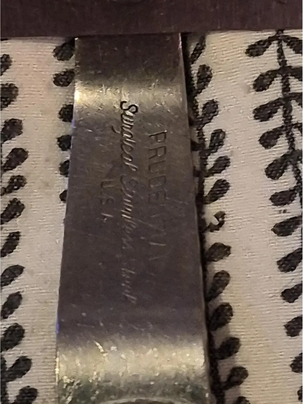 Vintage Prudential USA Slotted Spatula & Spoon Surgical Stainless W/ Wood Handle